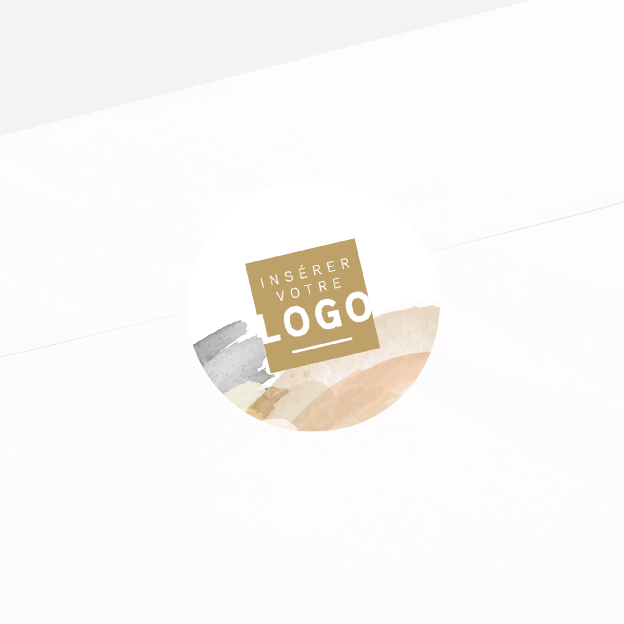 Natural Touch | Vœux professionnels • Sticker • Rond photo N° 2