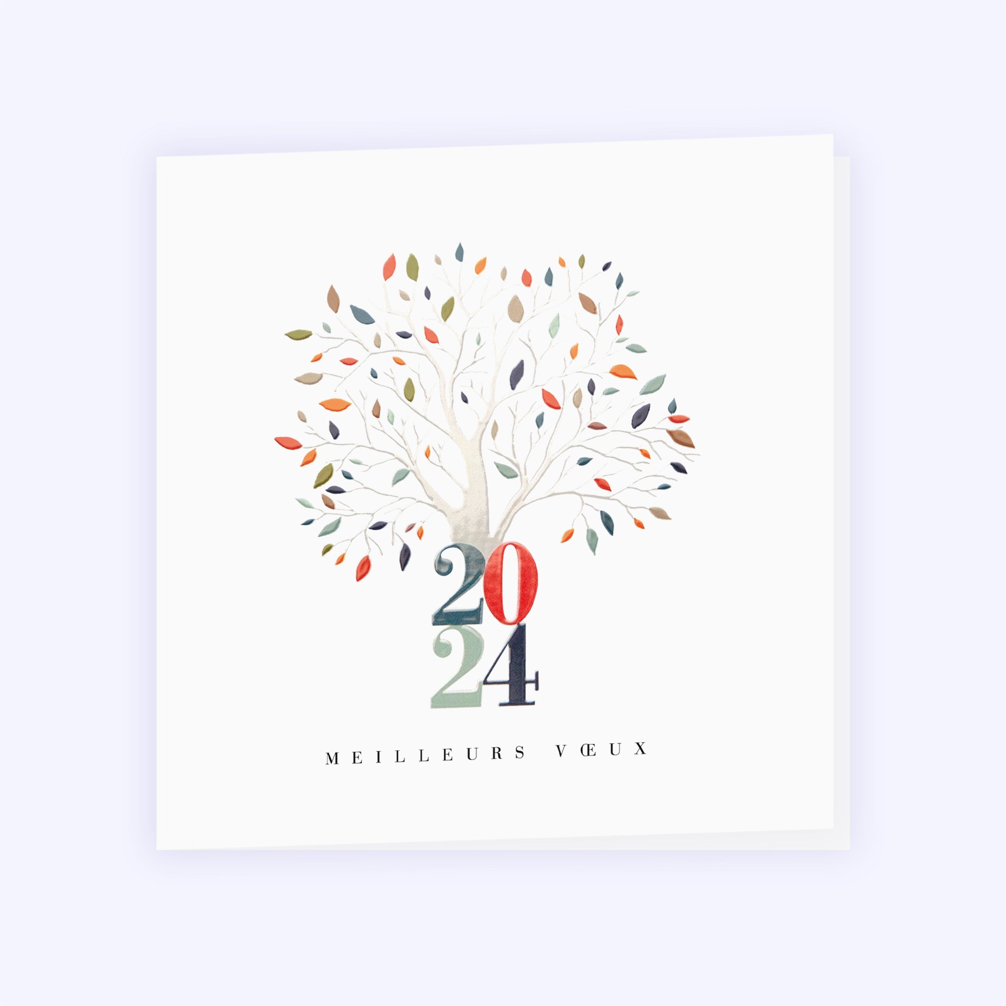 Arbre de Vie | Vœux professionnels • Carte premium photo N° 1