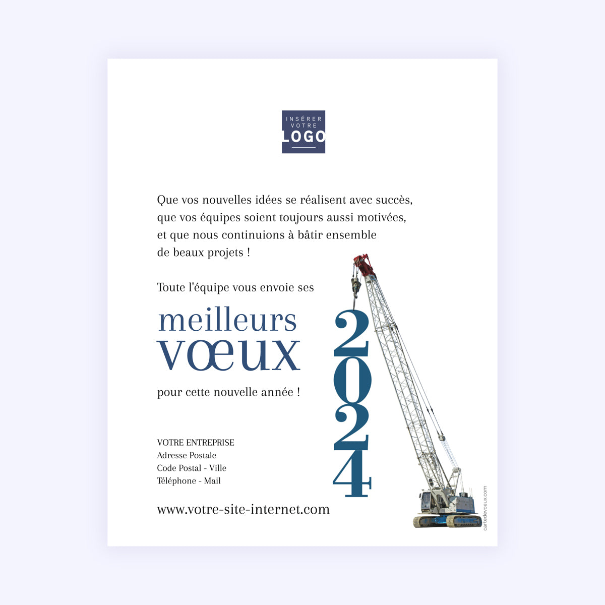 Chantiers d'Avenir | Vœux professionnels • Carte virtuelle photo N° 1