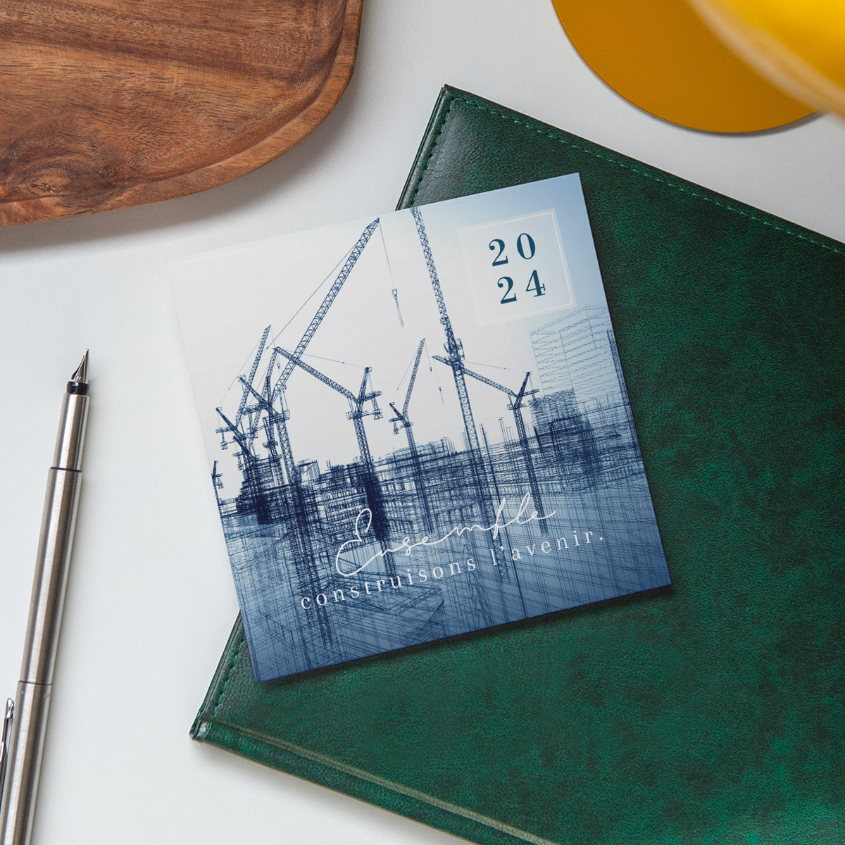 Chantiers d'Avenir | Vœux professionnels • Carte de voeux photo N° 4