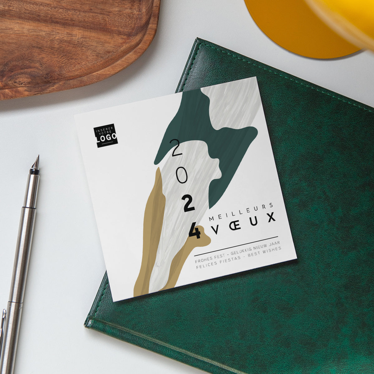 Arty Contemporary | Vœux professionnels • Carte de voeux • Carré photo N° 4