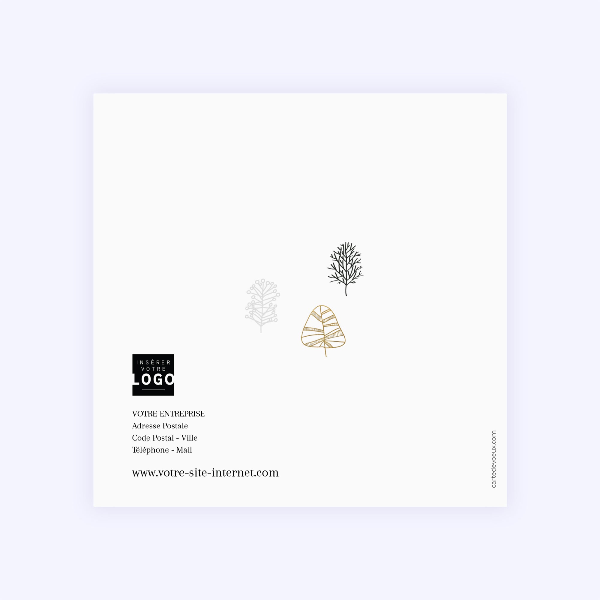 Christmas Tree | Vœux professionnels • Carte de voeux photo N° 3