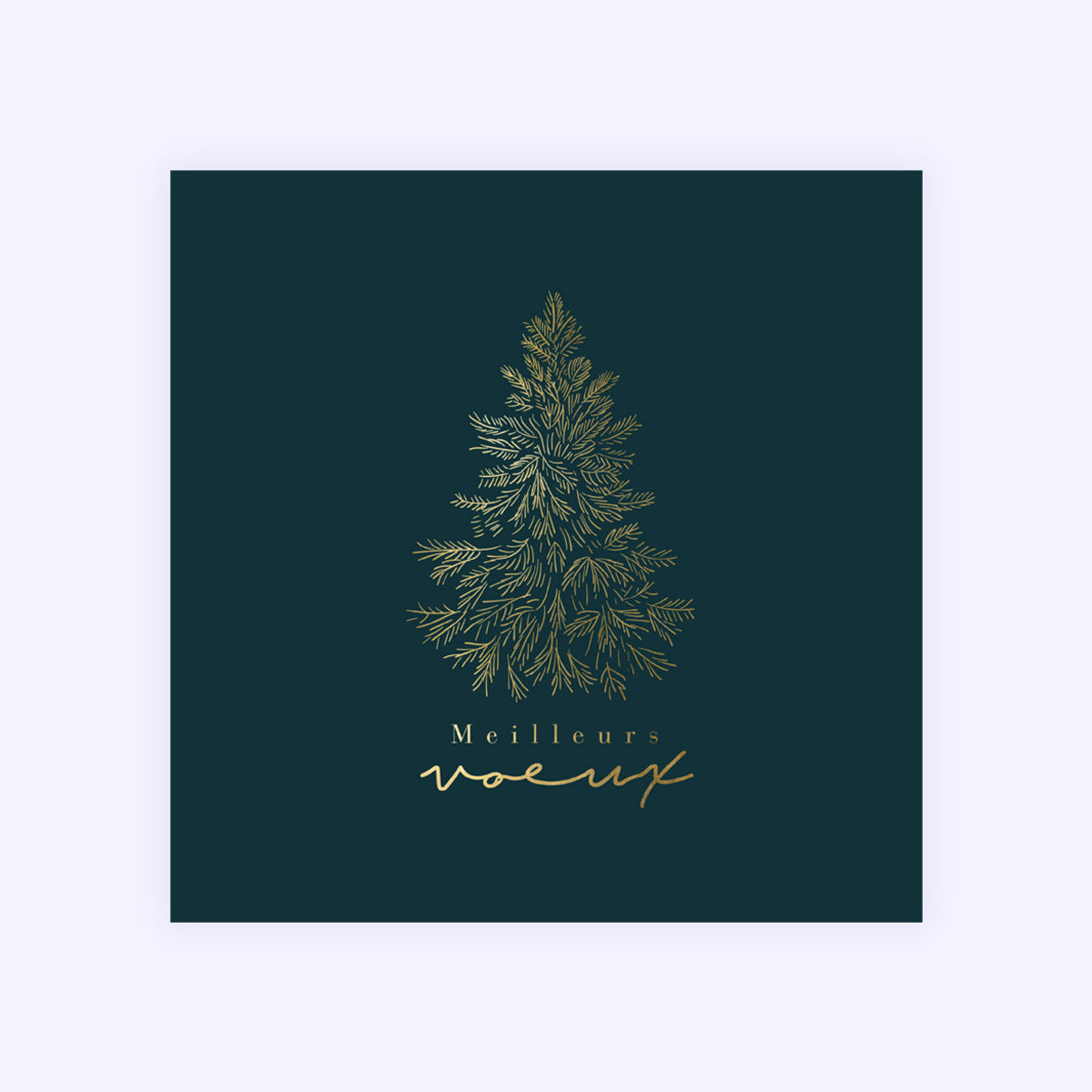 Roi des Forêts | Vœux professionnels • Carte de voeux • Carré photo N° 1