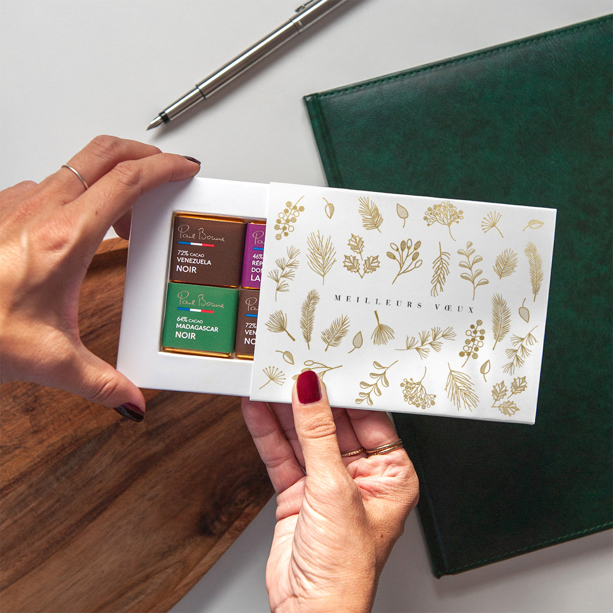 Végétation d’Hiver | Vœux professionnels • Carte chocolats photo N° 2