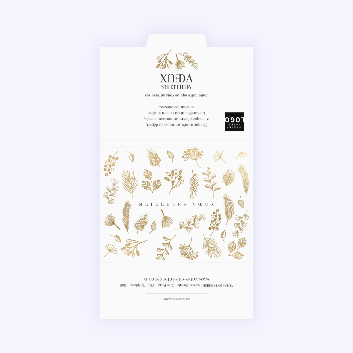 Végétation d’Hiver | Vœux professionnels • Carte chocolats photo N° 3