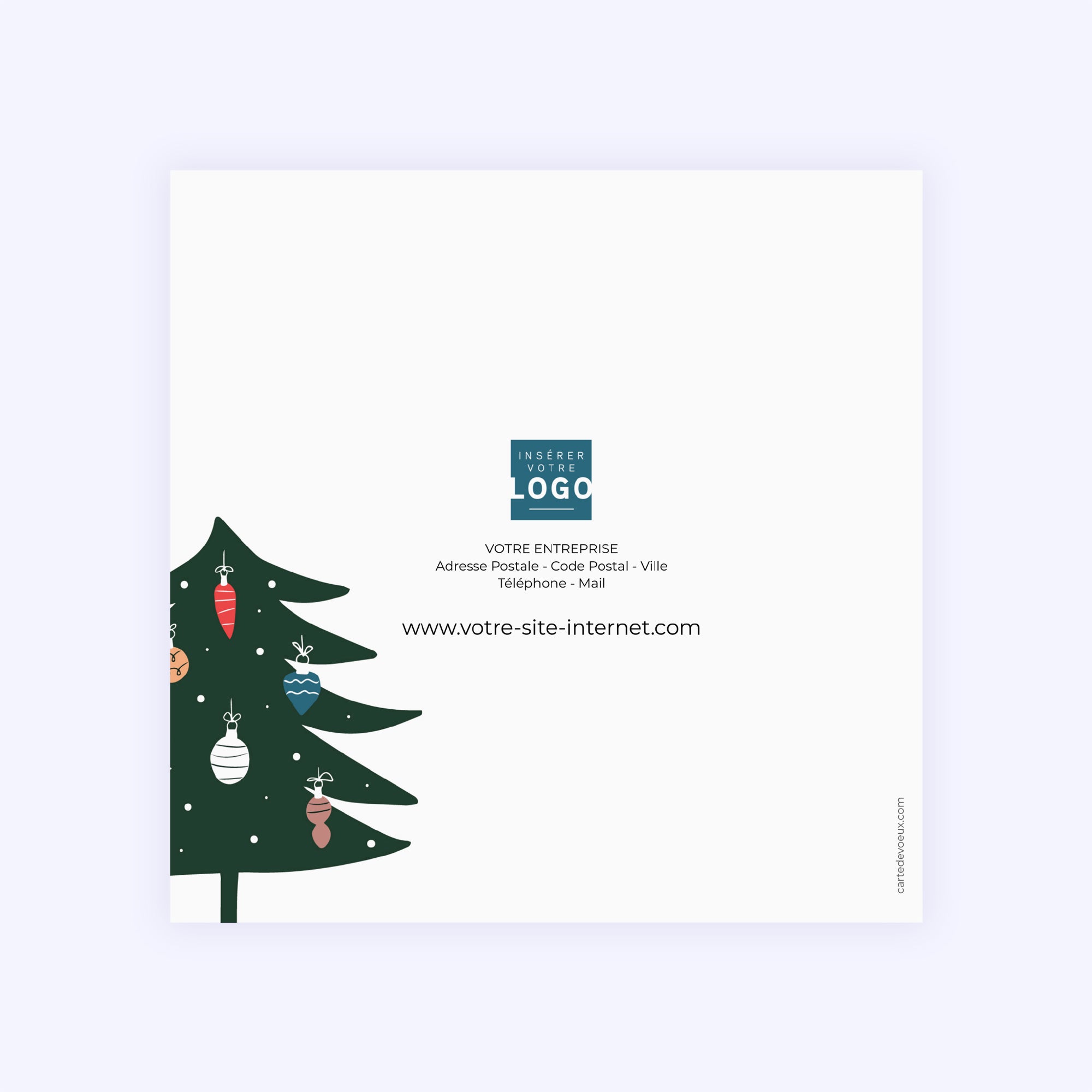Christmas' balls | Vœux professionnels • Carte de voeux photo N° 3
