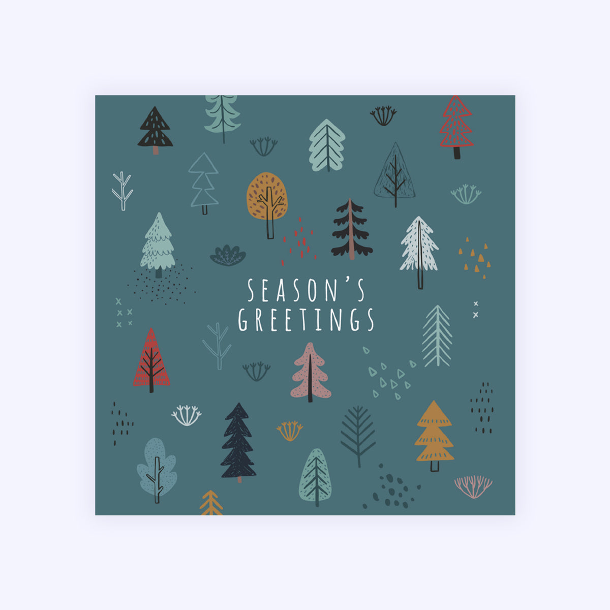 Magic Forest | Vœux professionnels • Carte de voeux • Carré photo N° 1