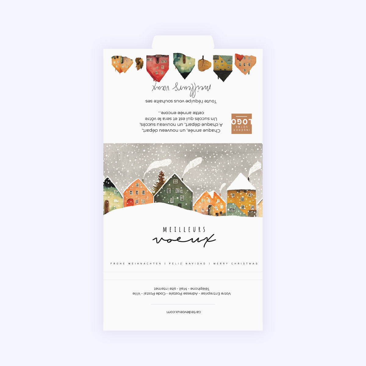 Let it Snow | Vœux professionnels • Carte chocolats photo N° 3