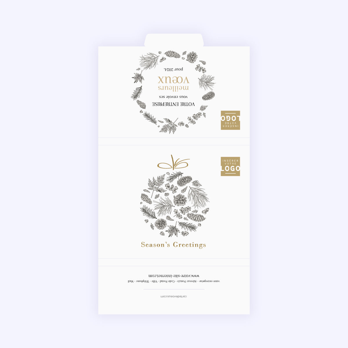 Végétal | Vœux professionnels • Carte chocolats • Chocolats photo N° 3