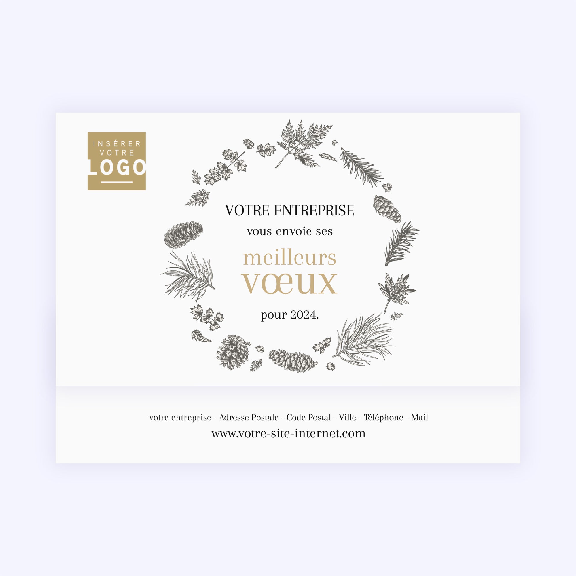 Végétal | Vœux professionnels • Carte chocolats • Chocolats photo N° 4