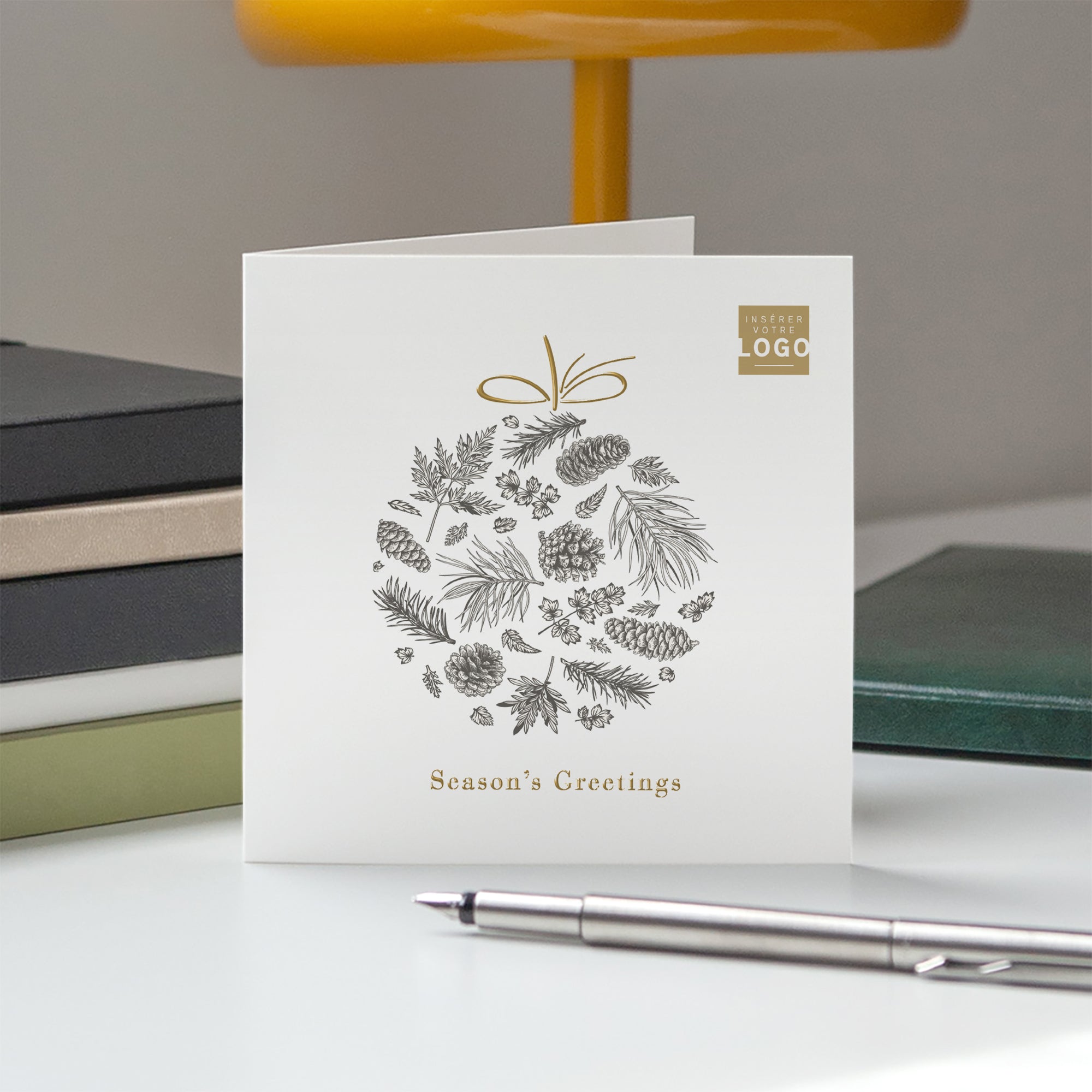 Végétal | Vœux professionnels • Carte premium photo N° 5