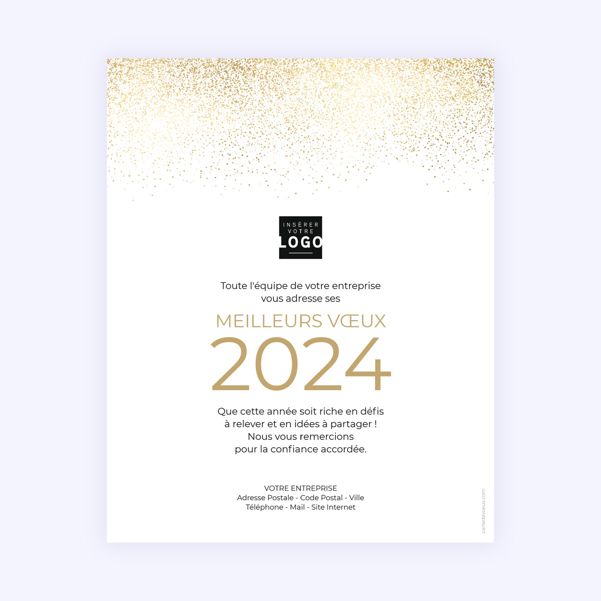 Sparkling fir Trees | Vœux professionnels • Carte virtuelle • eCard Image photo N° 1