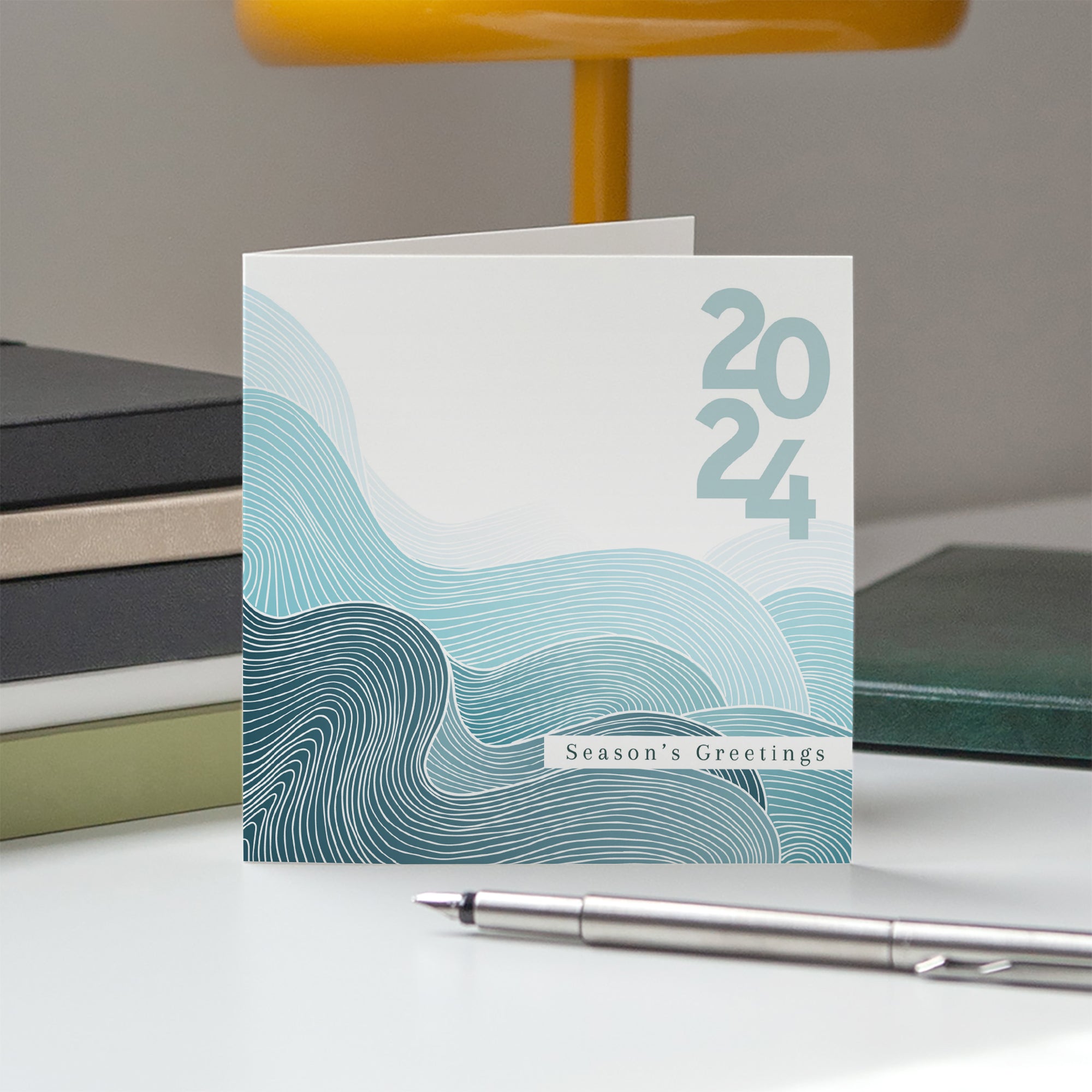Ondulations | Vœux professionnels • Carte de voeux photo N° 5