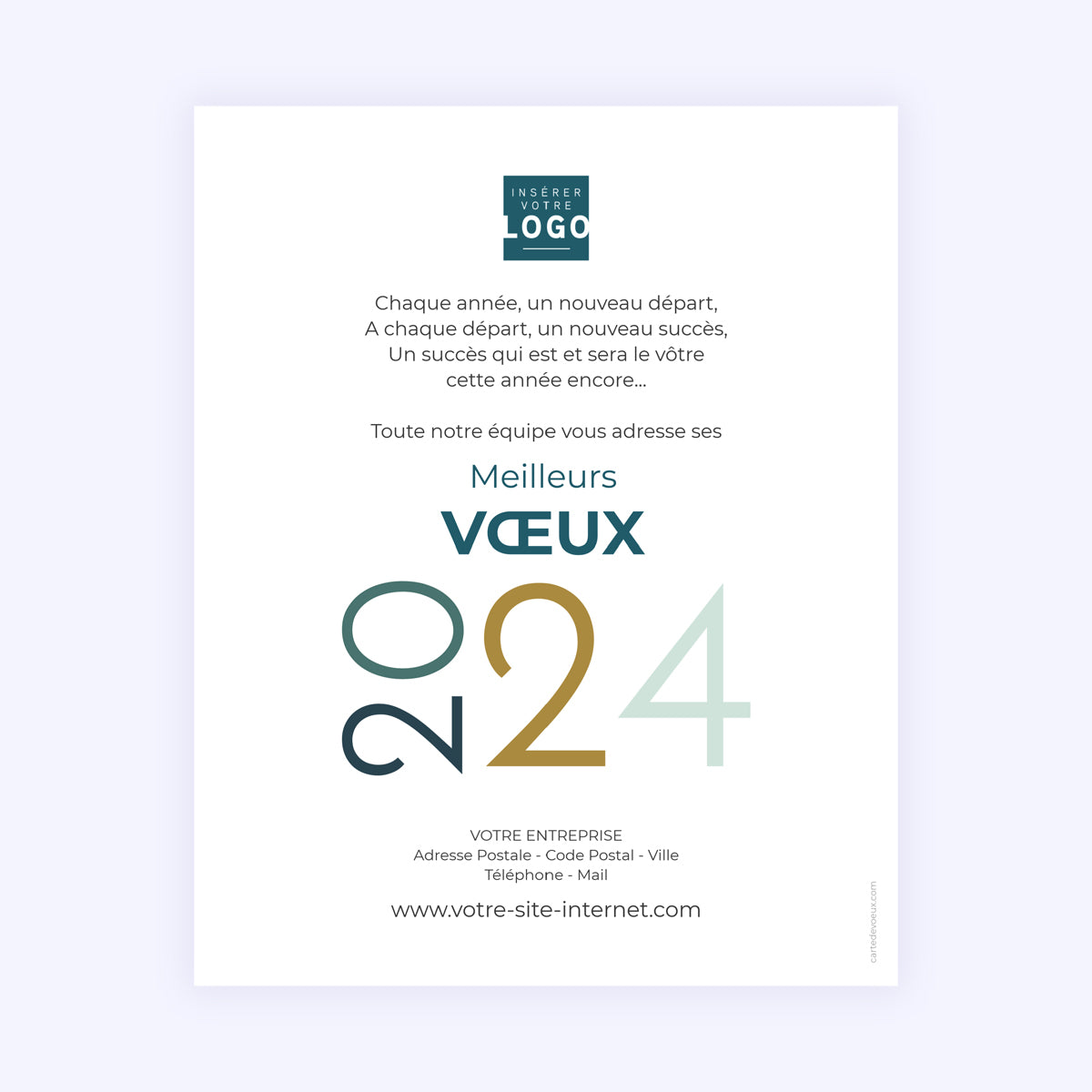 Mosaique | Vœux professionnels • Carte virtuelle photo N° 1