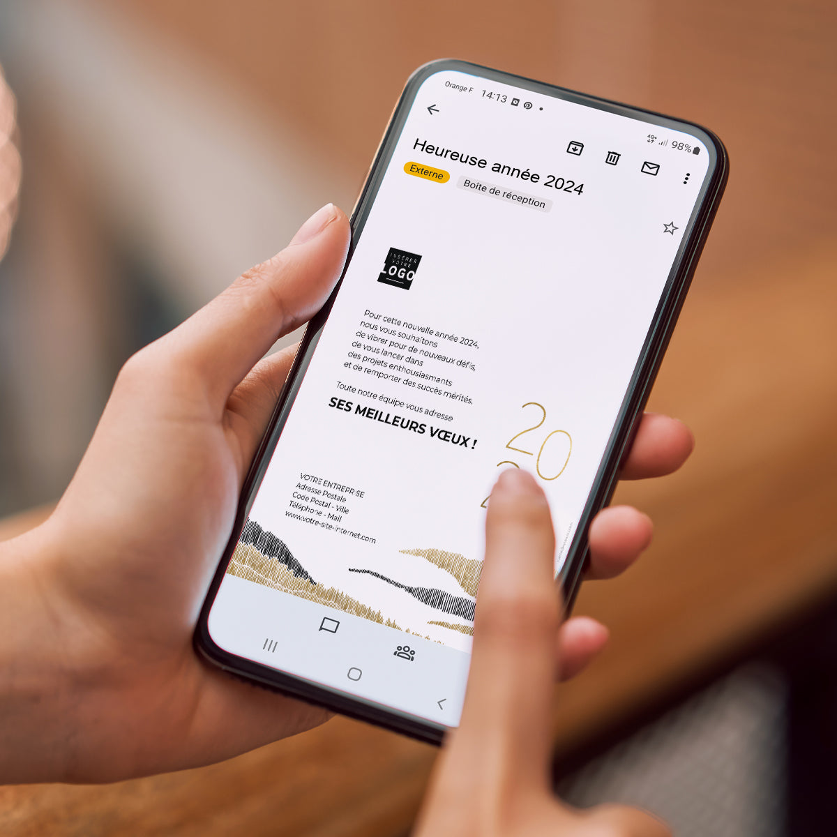 Jolie Vallée | Vœux professionnels • Carte virtuelle photo N° 2