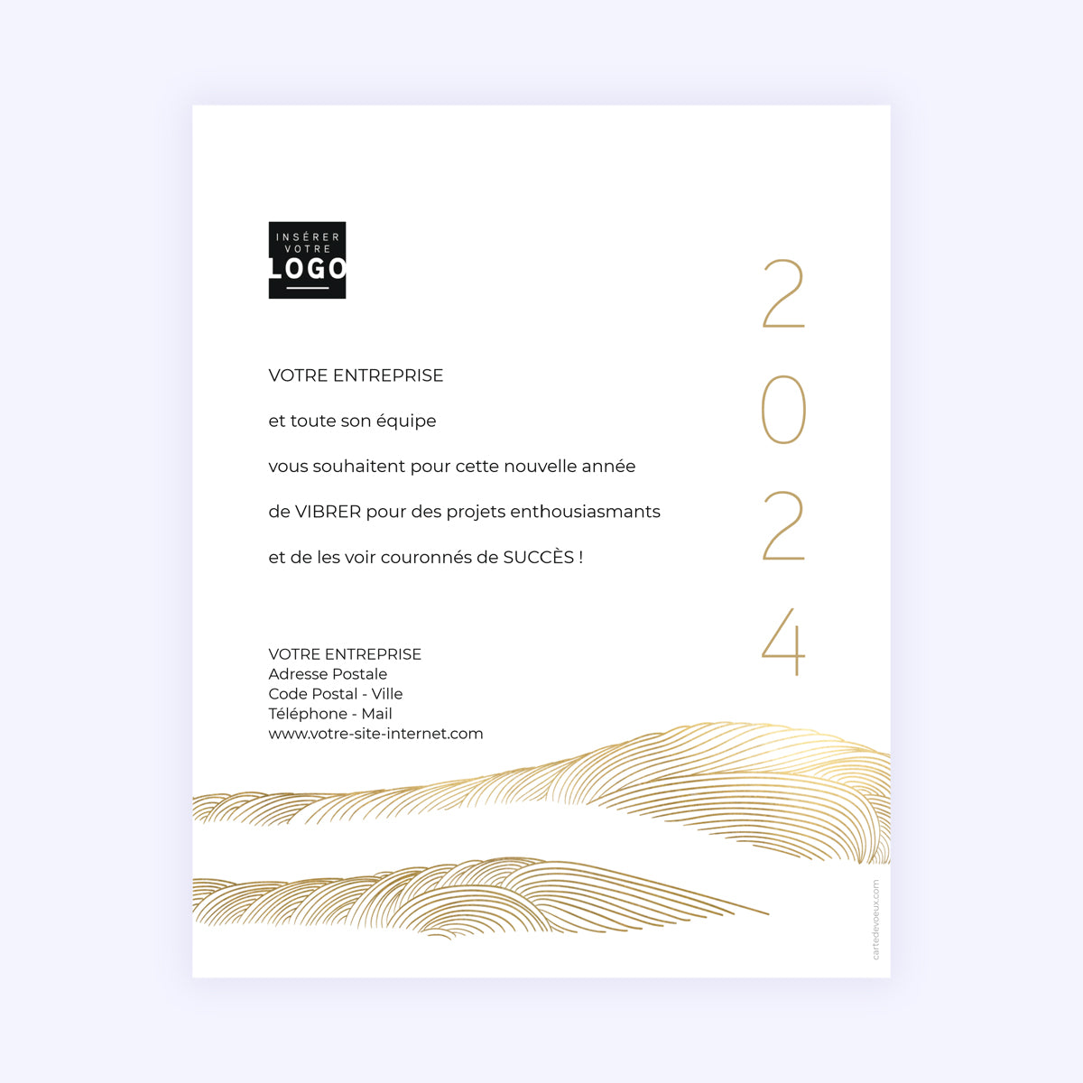 Reliefs | Vœux professionnels • Carte virtuelle • eCard Image photo N° 1
