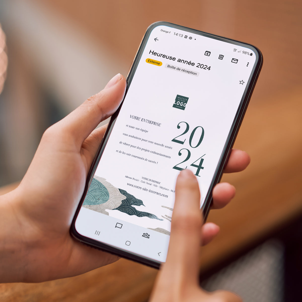 Légère Brume | Vœux professionnels • Carte virtuelle photo N° 2