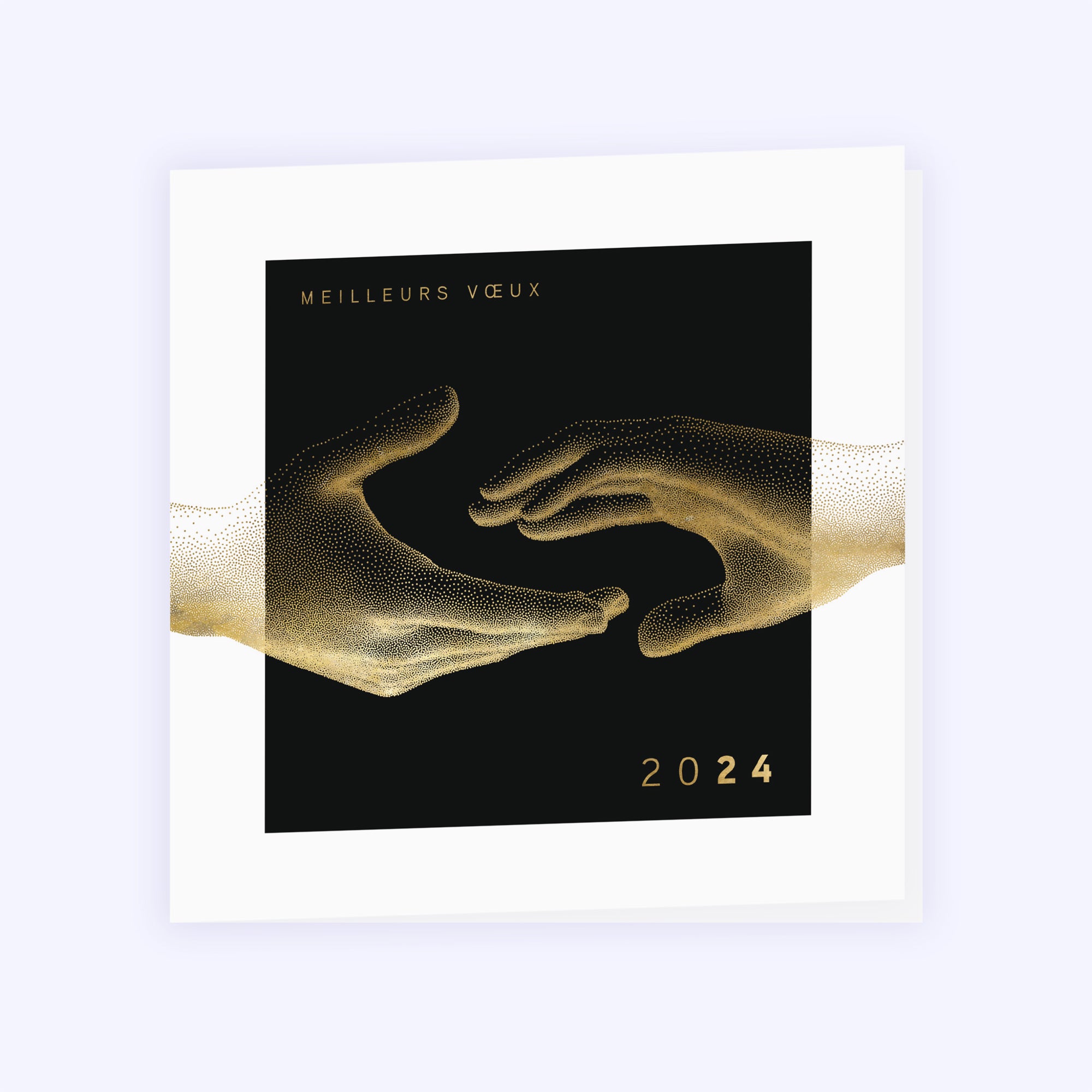 Alliances | Vœux professionnels • Carte de voeux • Carré double photo N° 1