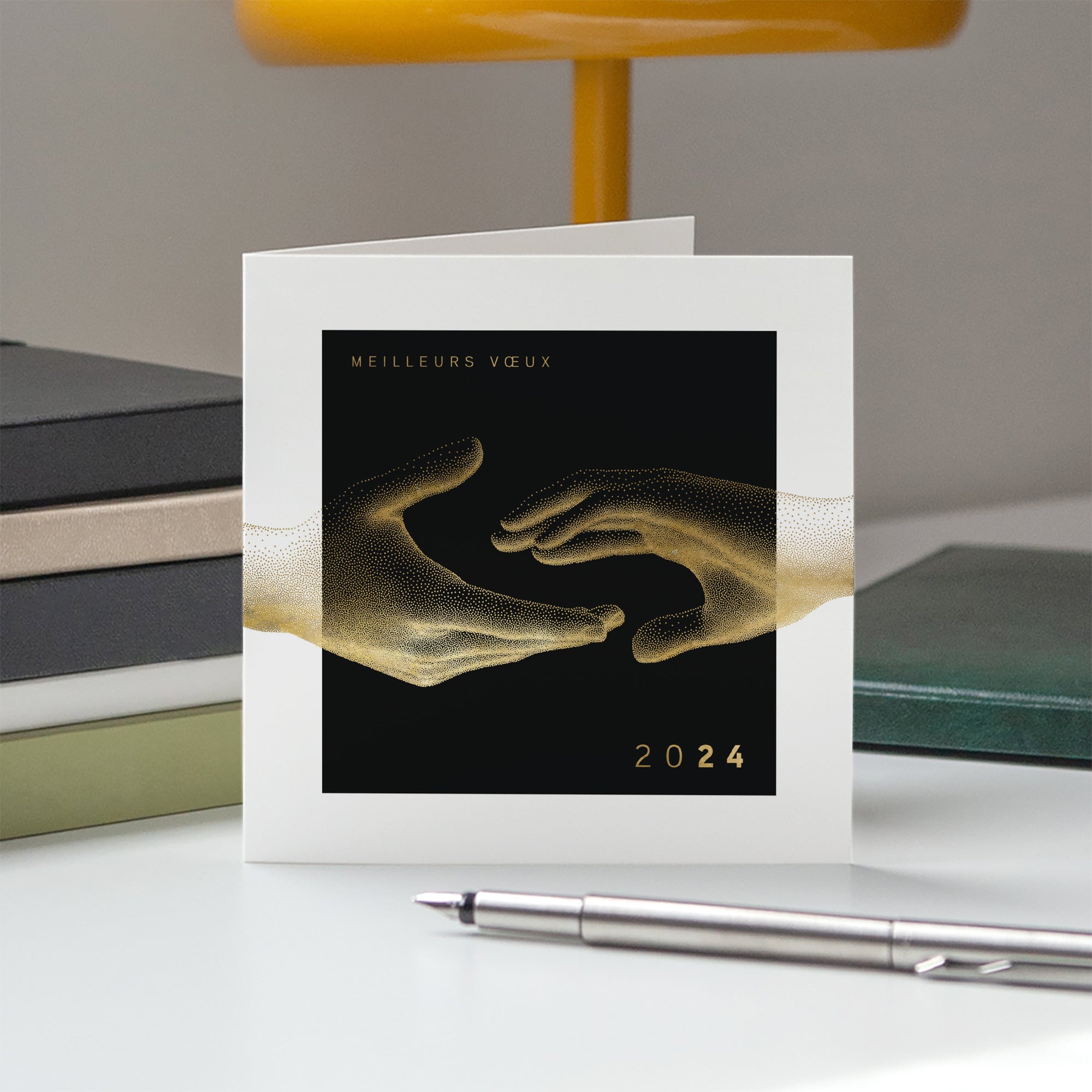 Alliances | Vœux professionnels • Carte de voeux • Carré double photo N° 5