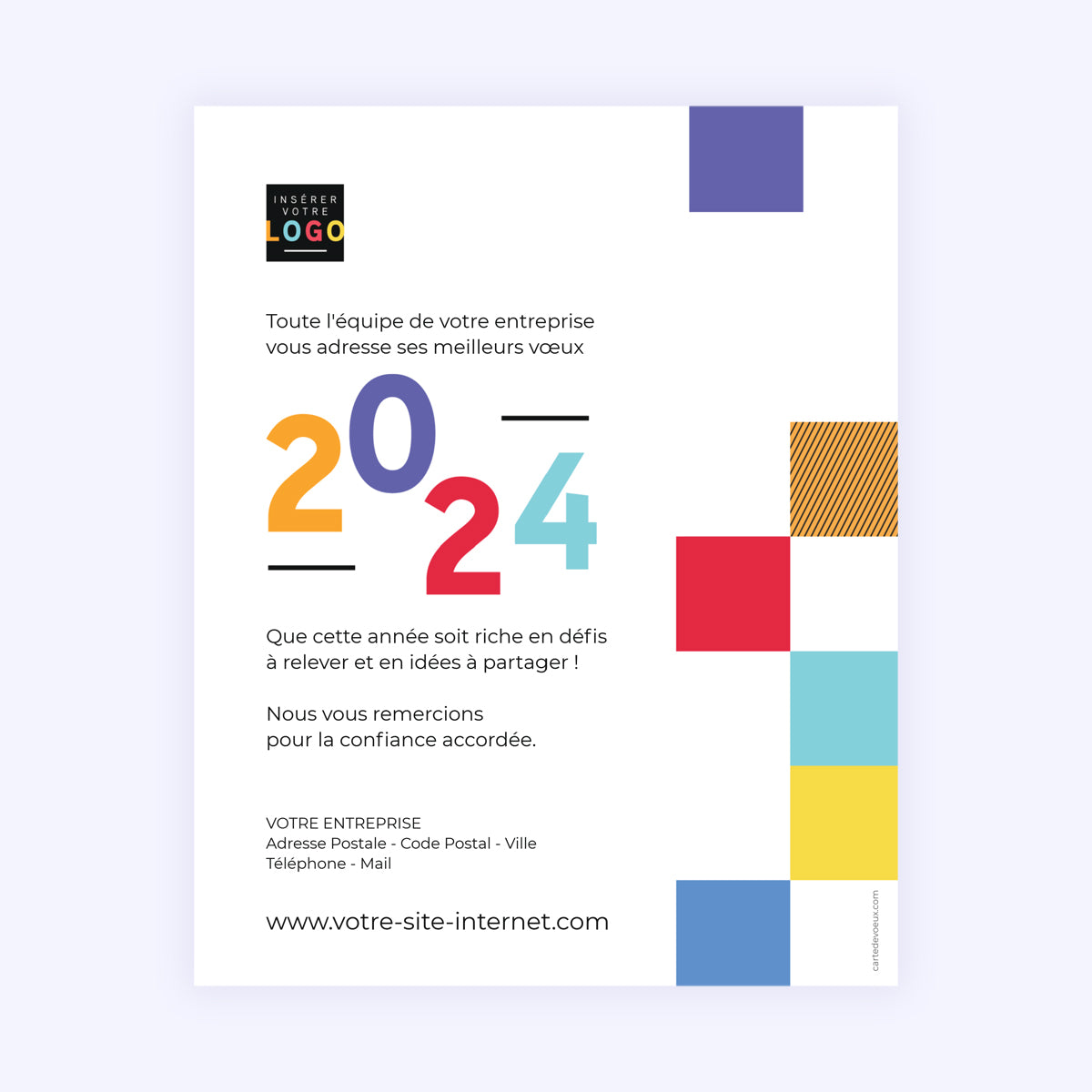 Rétro Pop | Vœux professionnels • Carte virtuelle • eCard Image photo N° 1