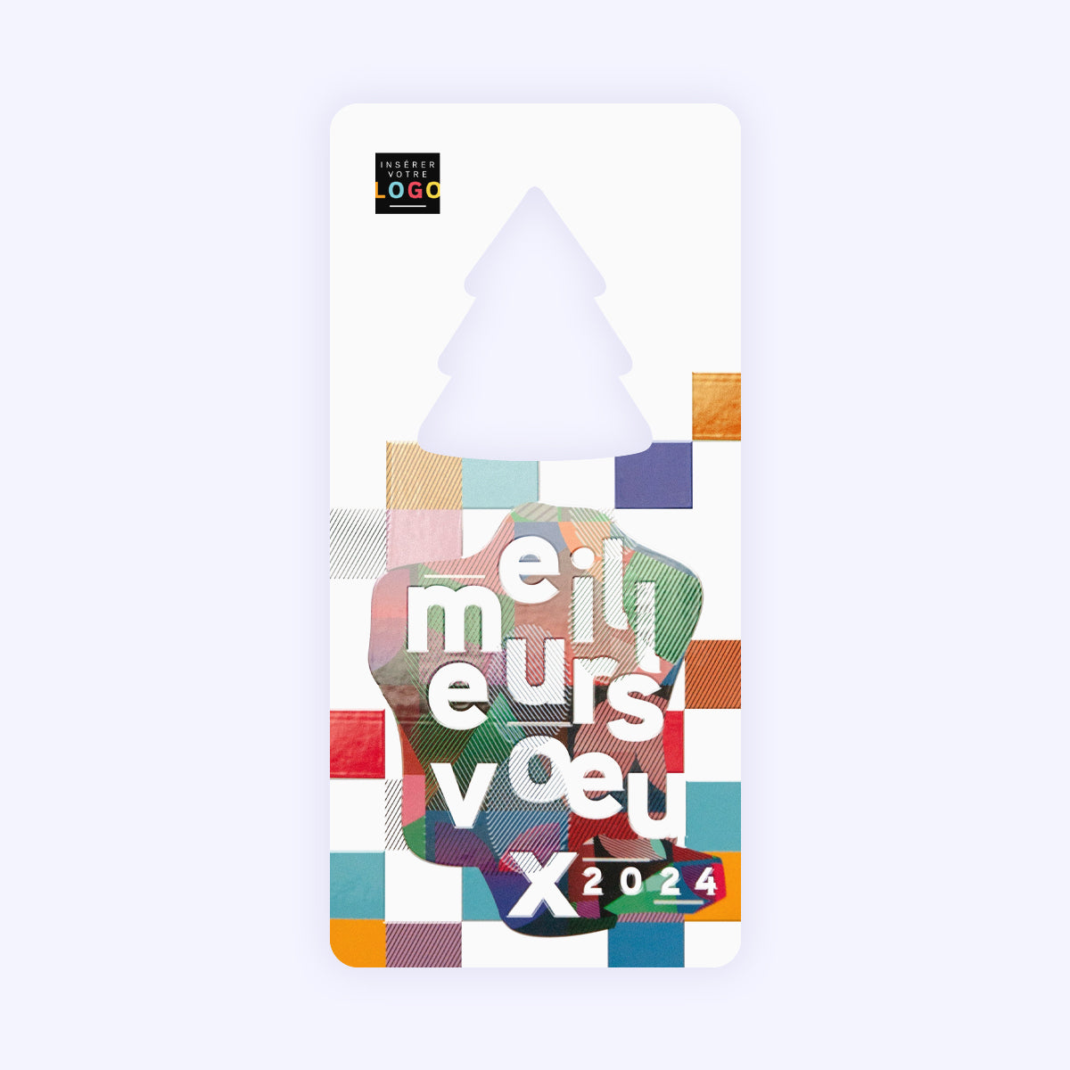 Rétro Pop | Vœux professionnels • Carte premium photo N° 1