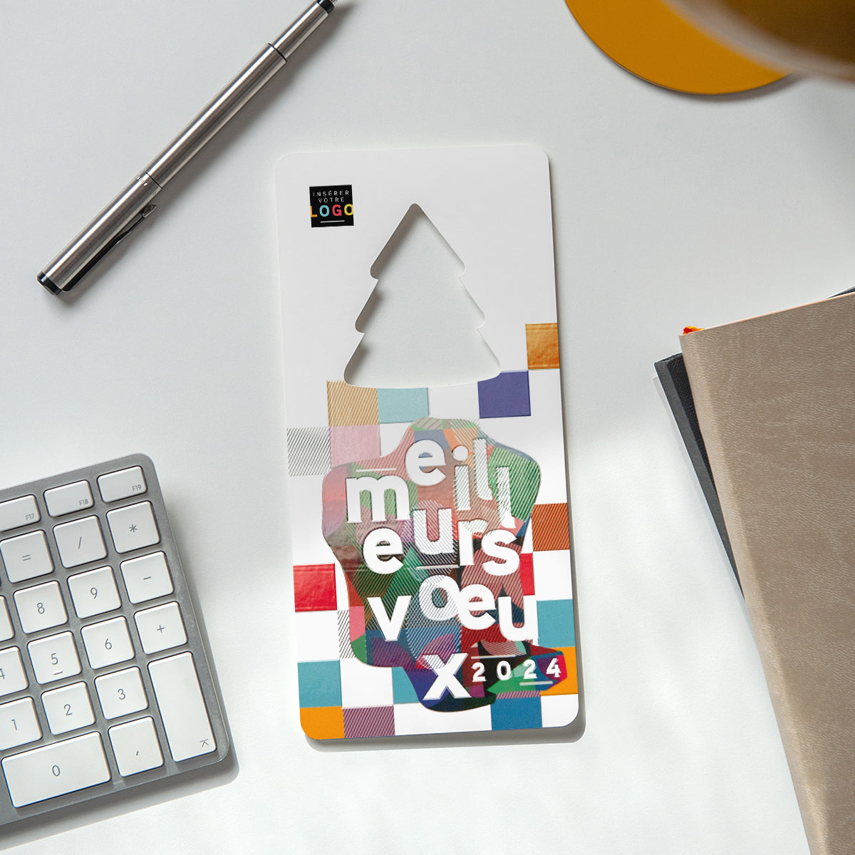 Rétro Pop | Vœux professionnels • Carte premium photo N° 4