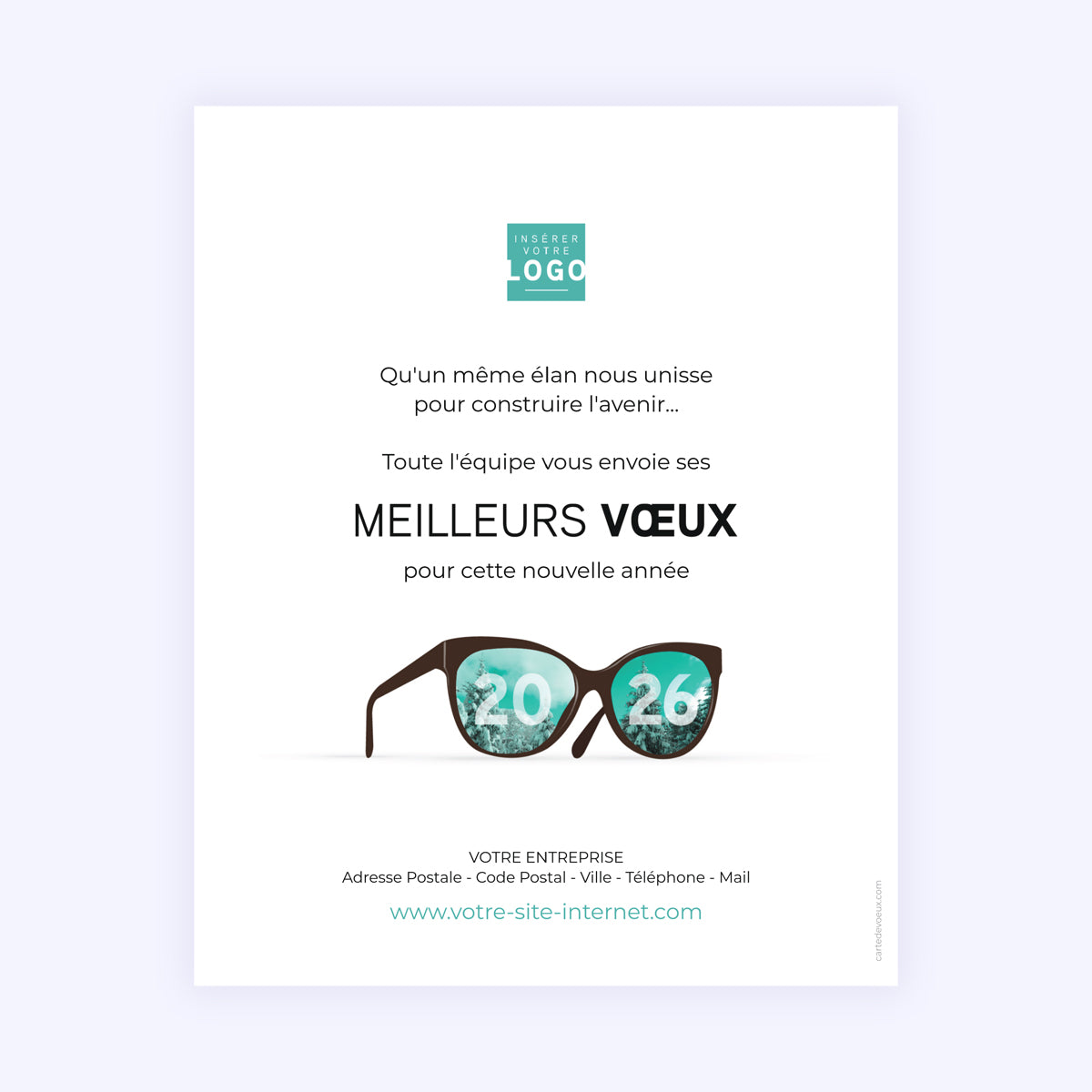 Smile | Vœux professionnels • Carte virtuelle • eCard Image photo N° 1