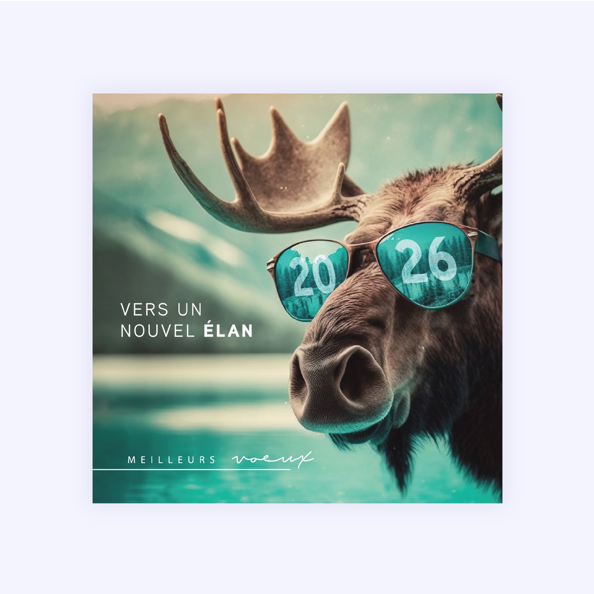 Smile | Vœux professionnels • Carte de voeux • Carré photo N° 1