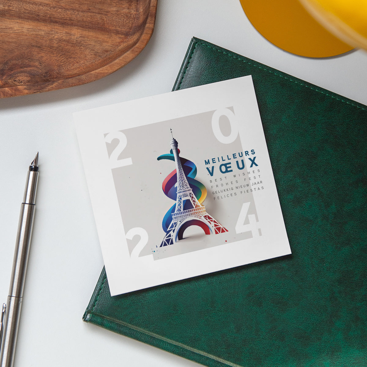 Paris | Vœux professionnels • Carte de voeux photo N° 4