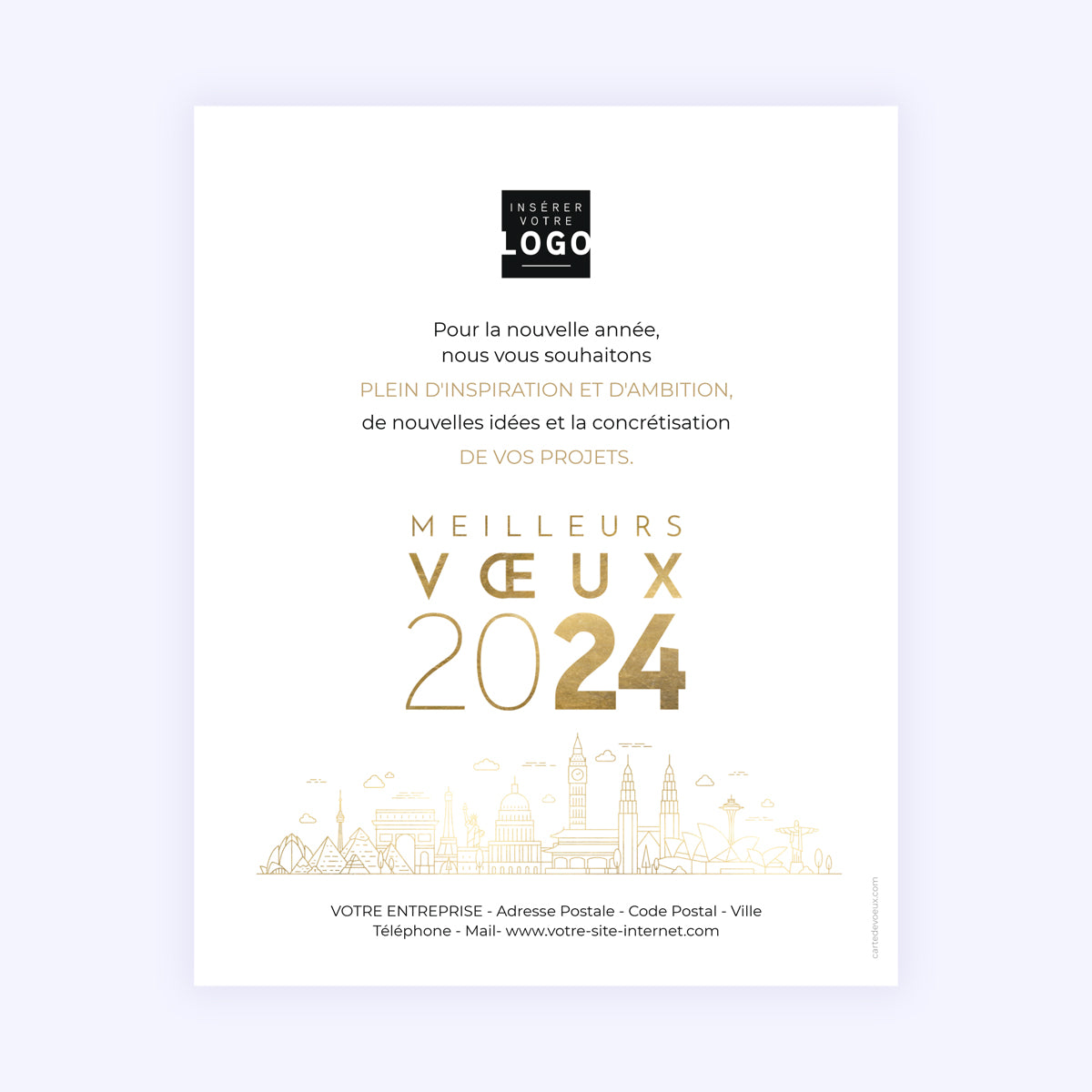 The City | Vœux professionnels • Carte virtuelle • eCard Image photo N° 1