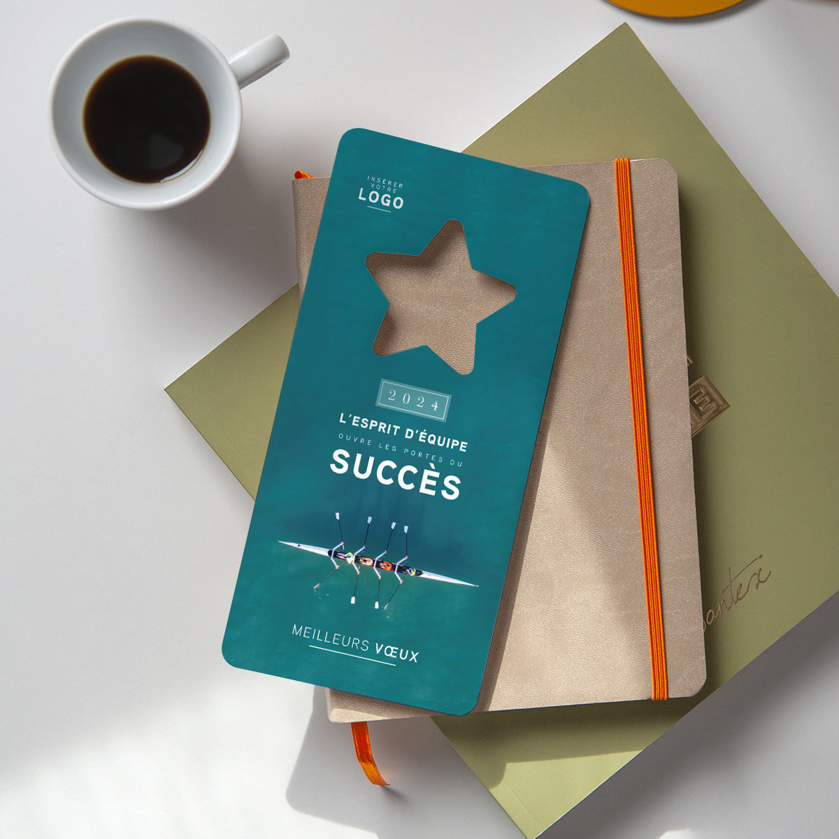 Succès d'Equipe | Vœux professionnels • Carte de voeux • Vertical étoile photo N° 4