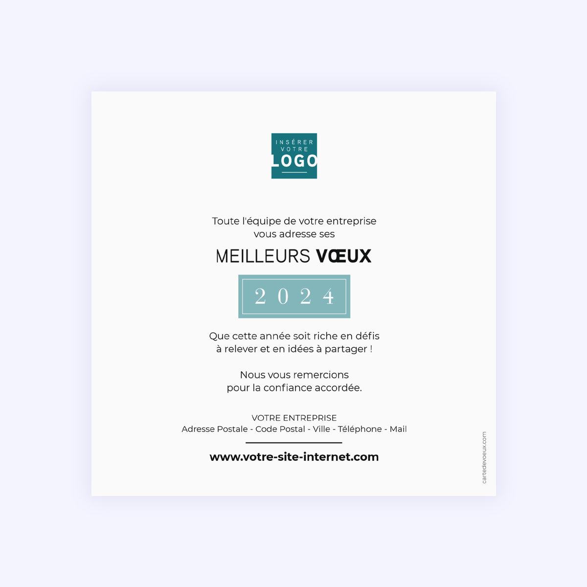 Succès d'Equipe | Vœux professionnels • Carte de voeux photo N° 2