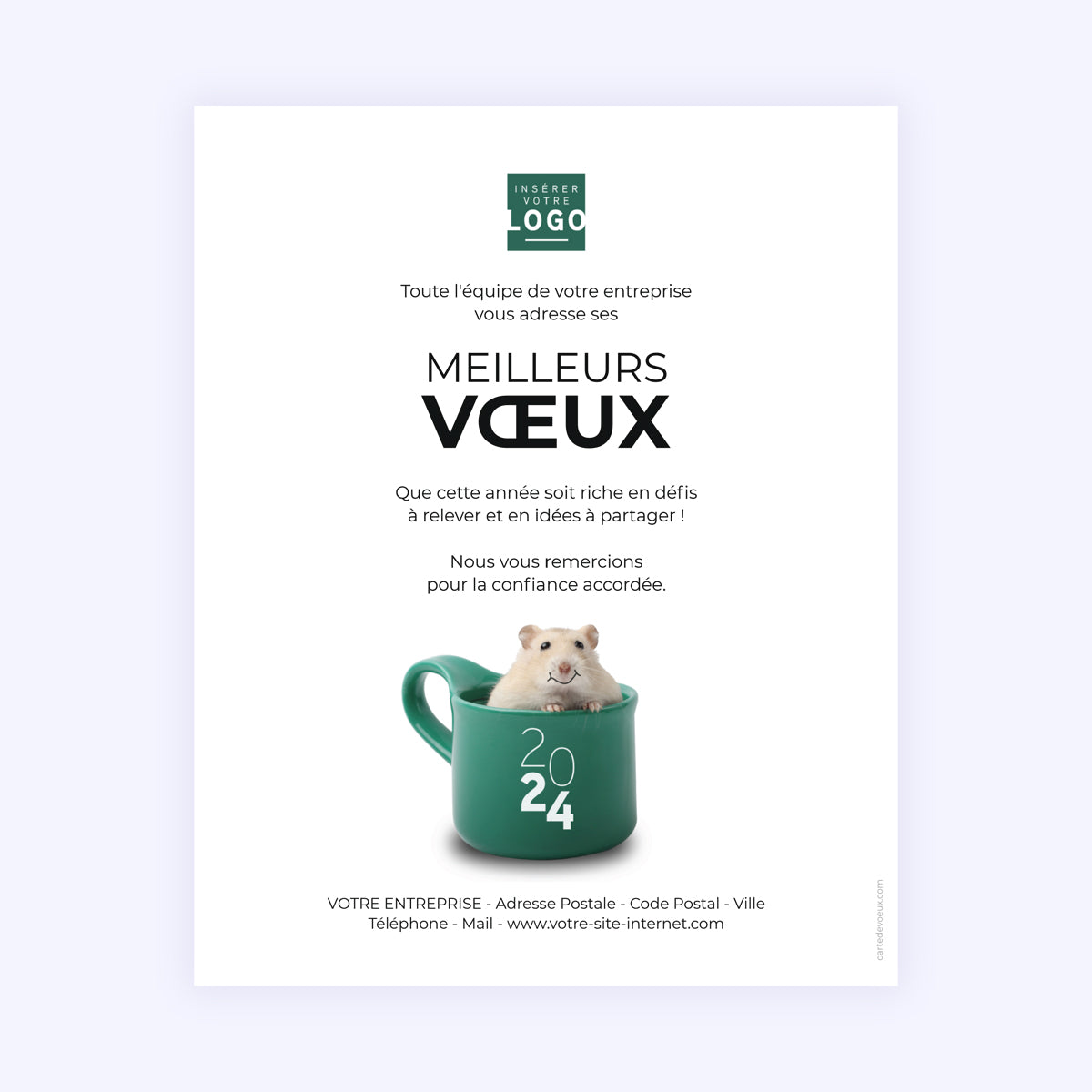 Mouse | Vœux professionnels • Carte virtuelle • eCard Image photo N° 1