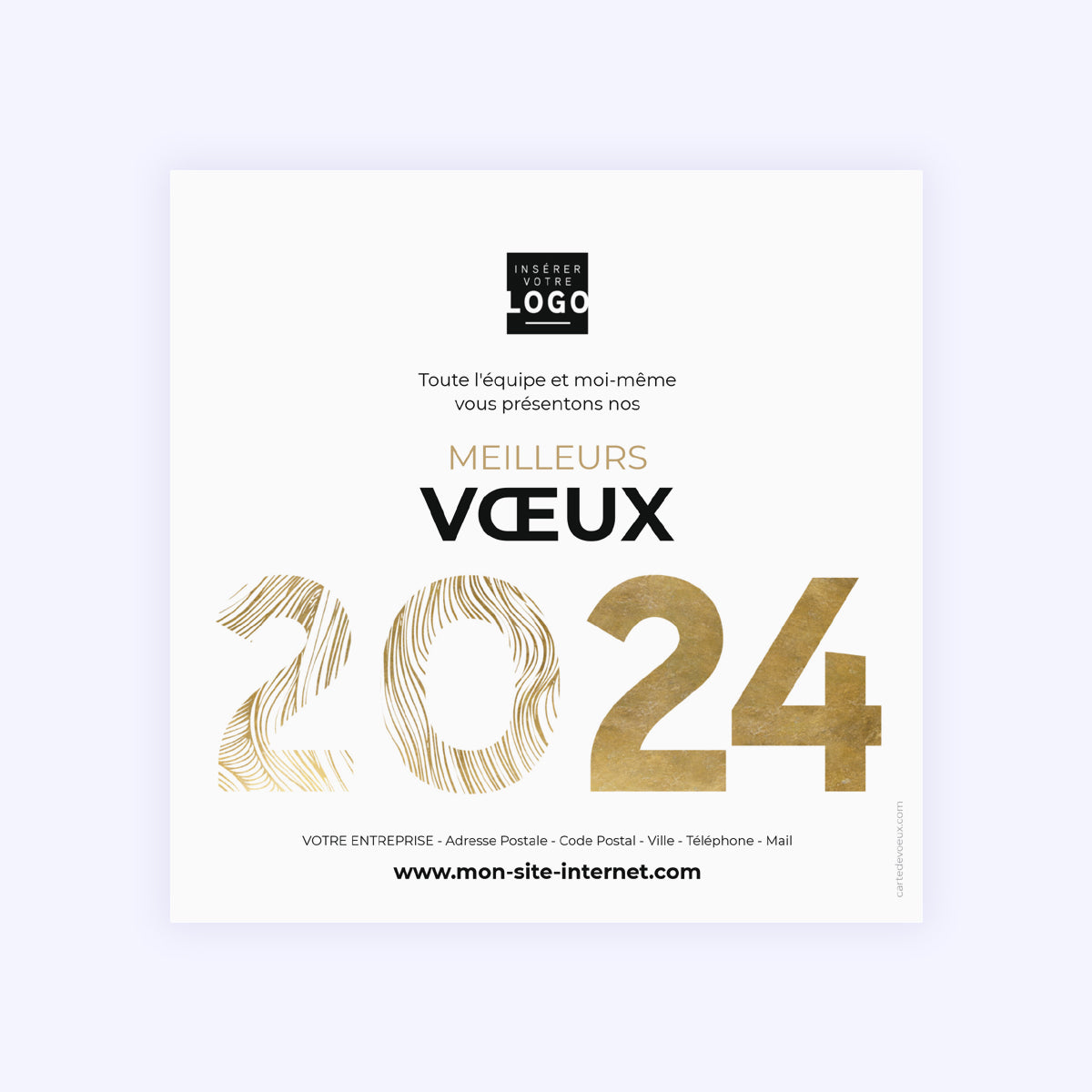 Cheveux d'Ange | Vœux professionnels • Carte de voeux photo N° 2
