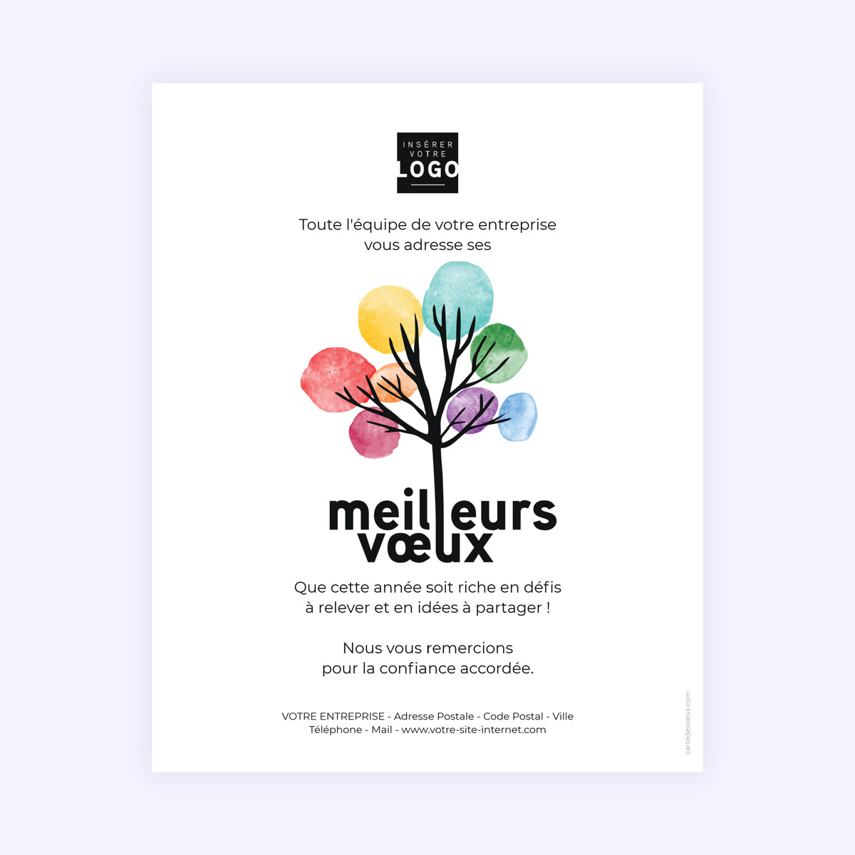 Arbre à soie | Vœux professionnels • Carte virtuelle • eCard Image photo N° 1