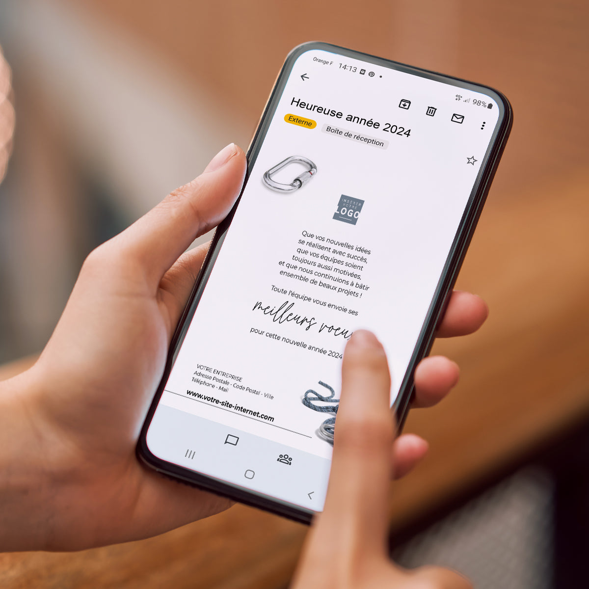 Relevons les Défis | Vœux professionnels • Carte virtuelle • eCard Image photo N° 2