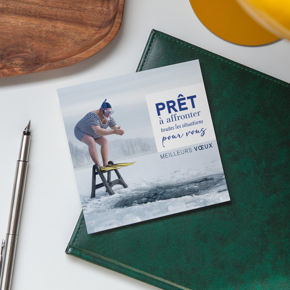 Compromise | Vœux professionnels • Carte de voeux • Carré photo N° 4