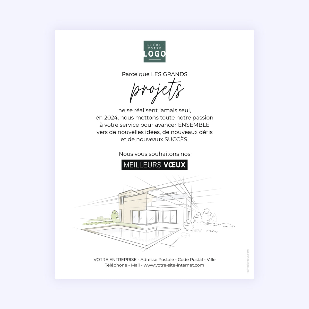Grands Projets | Vœux professionnels • Carte virtuelle • eCard Image photo N° 1