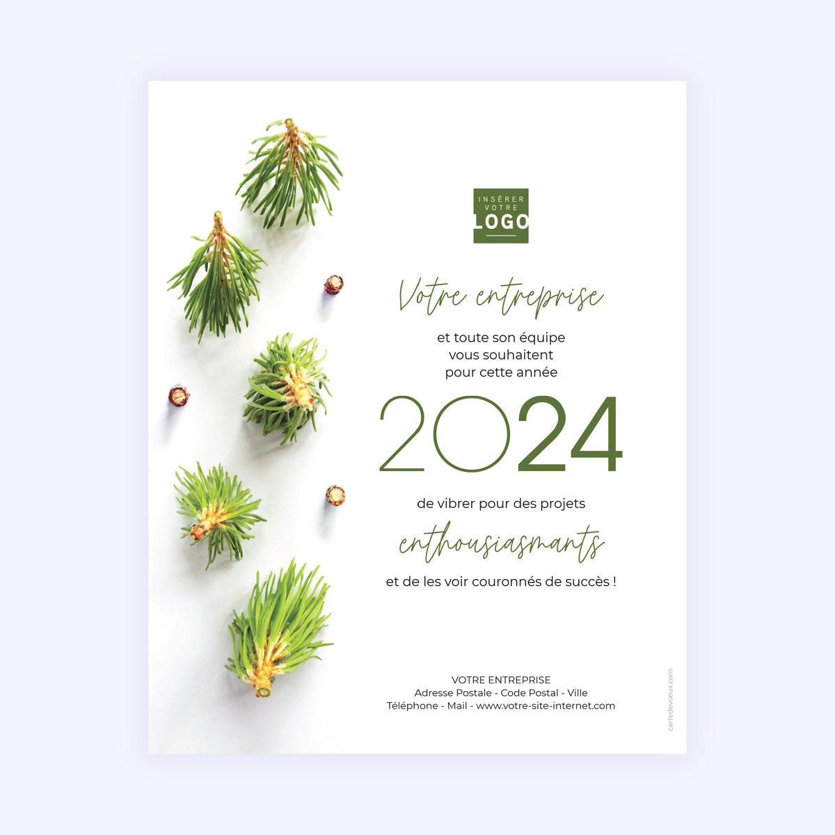 Mini Sapins | Vœux professionnels • Carte virtuelle • eCard Image photo N° 1