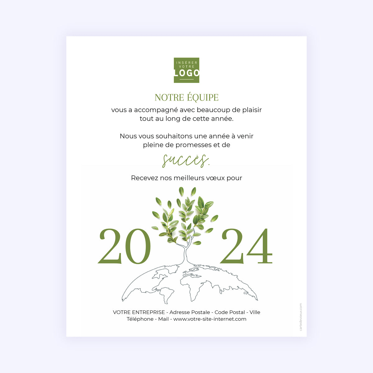 Peace on Earth Wishes | Vœux professionnels • Carte virtuelle • eCard Image photo N° 1