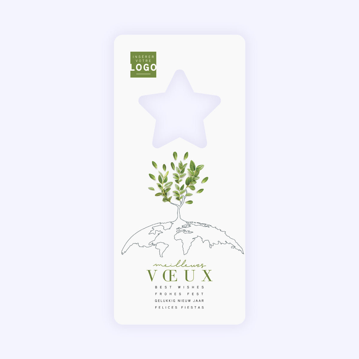 Peace on Earth Wishes | Vœux professionnels • Carte de voeux photo N° 1