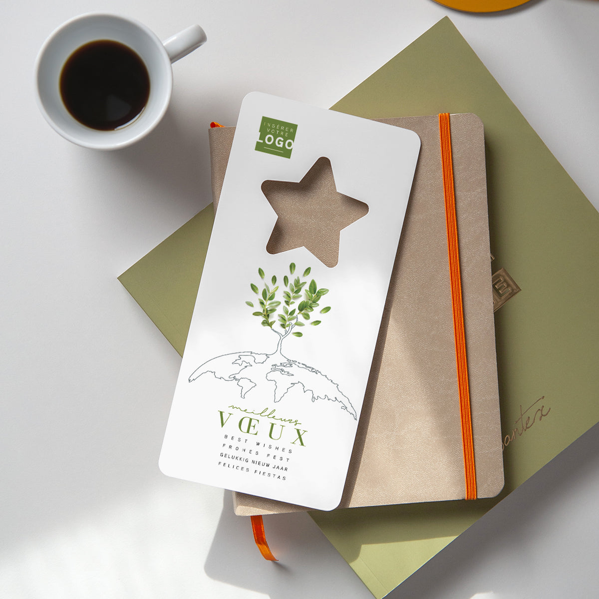 Peace on Earth Wishes | Vœux professionnels • Carte de voeux photo N° 4