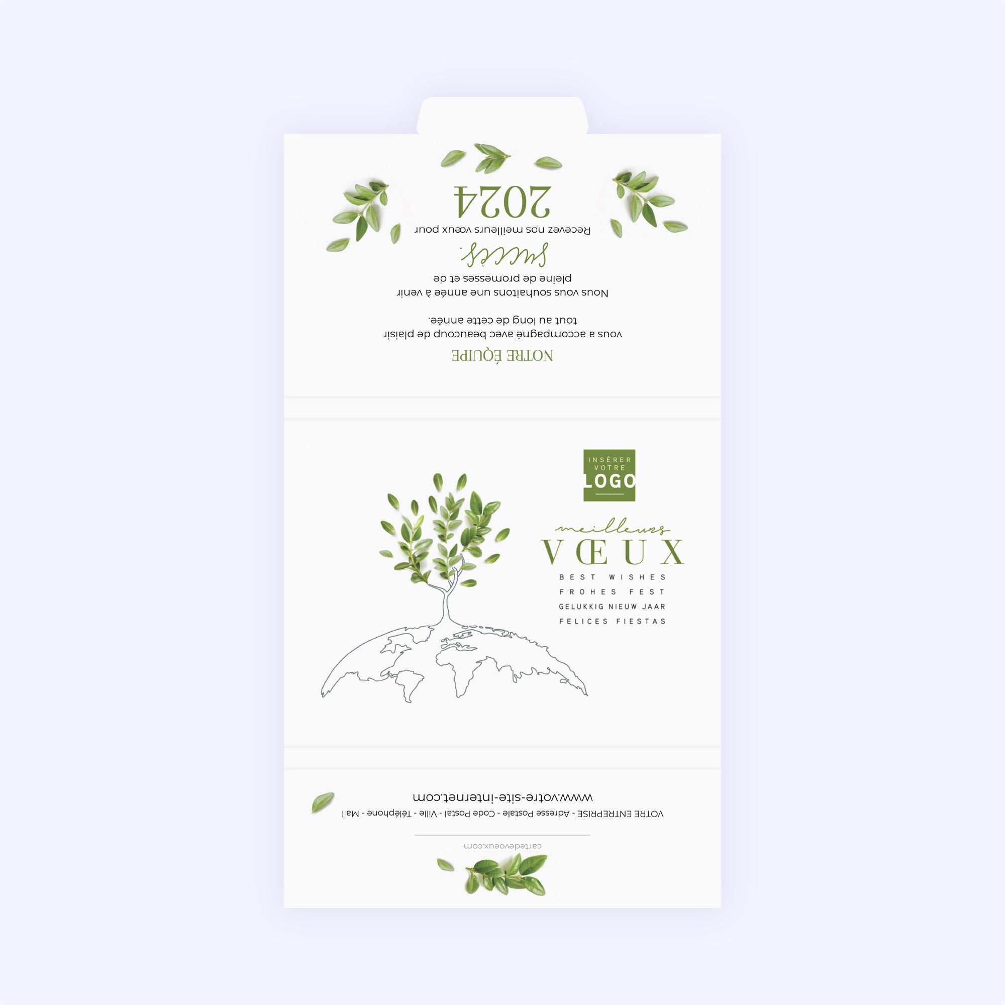 Peace on Earth Wishes | Vœux professionnels • Carte chocolats • Chocolats photo N° 3