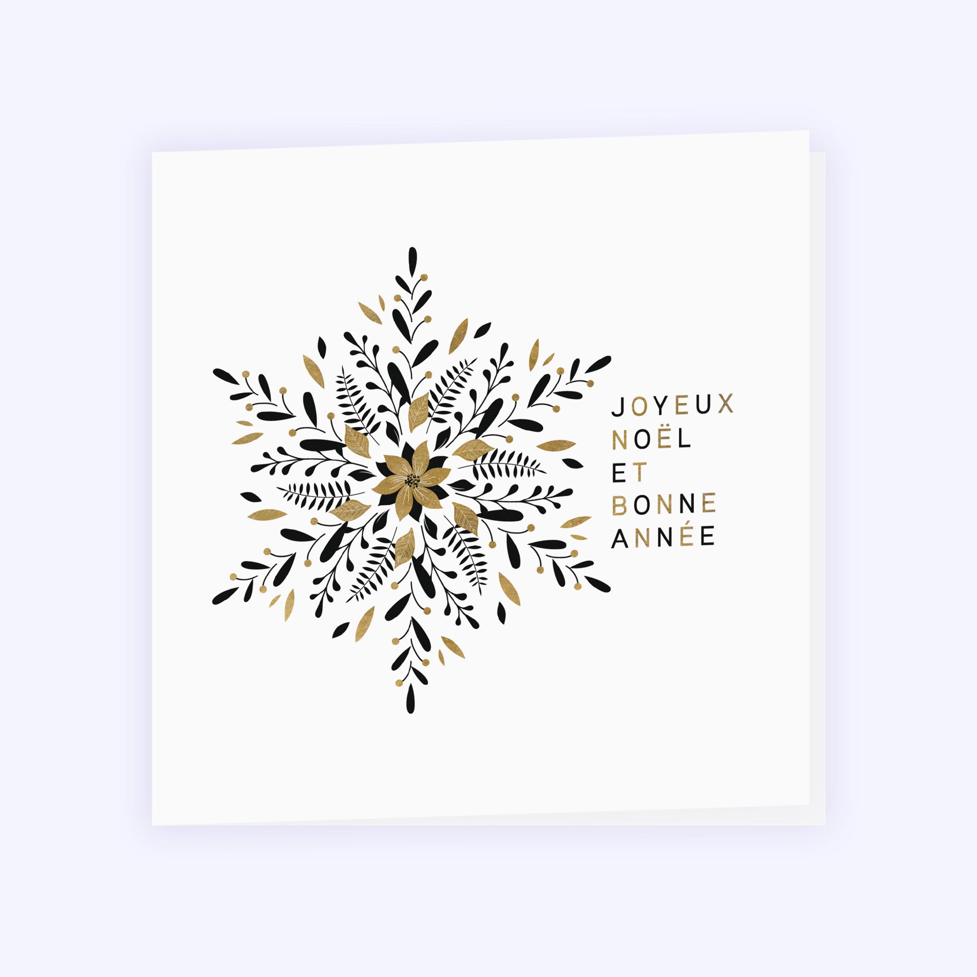 Christmas Flower | Vœux professionnels • Carte de voeux photo N° 1