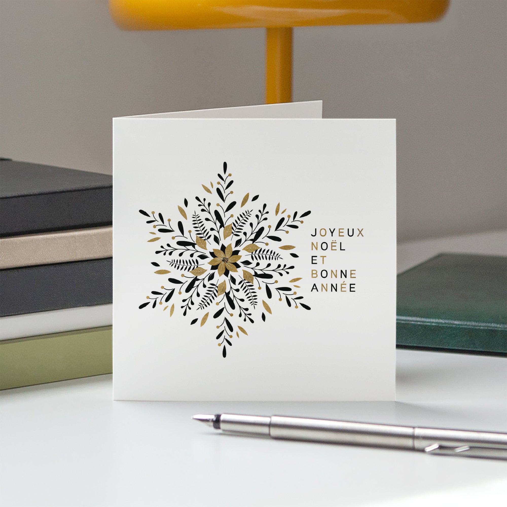 Christmas Flower | Vœux professionnels • Carte de voeux photo N° 5