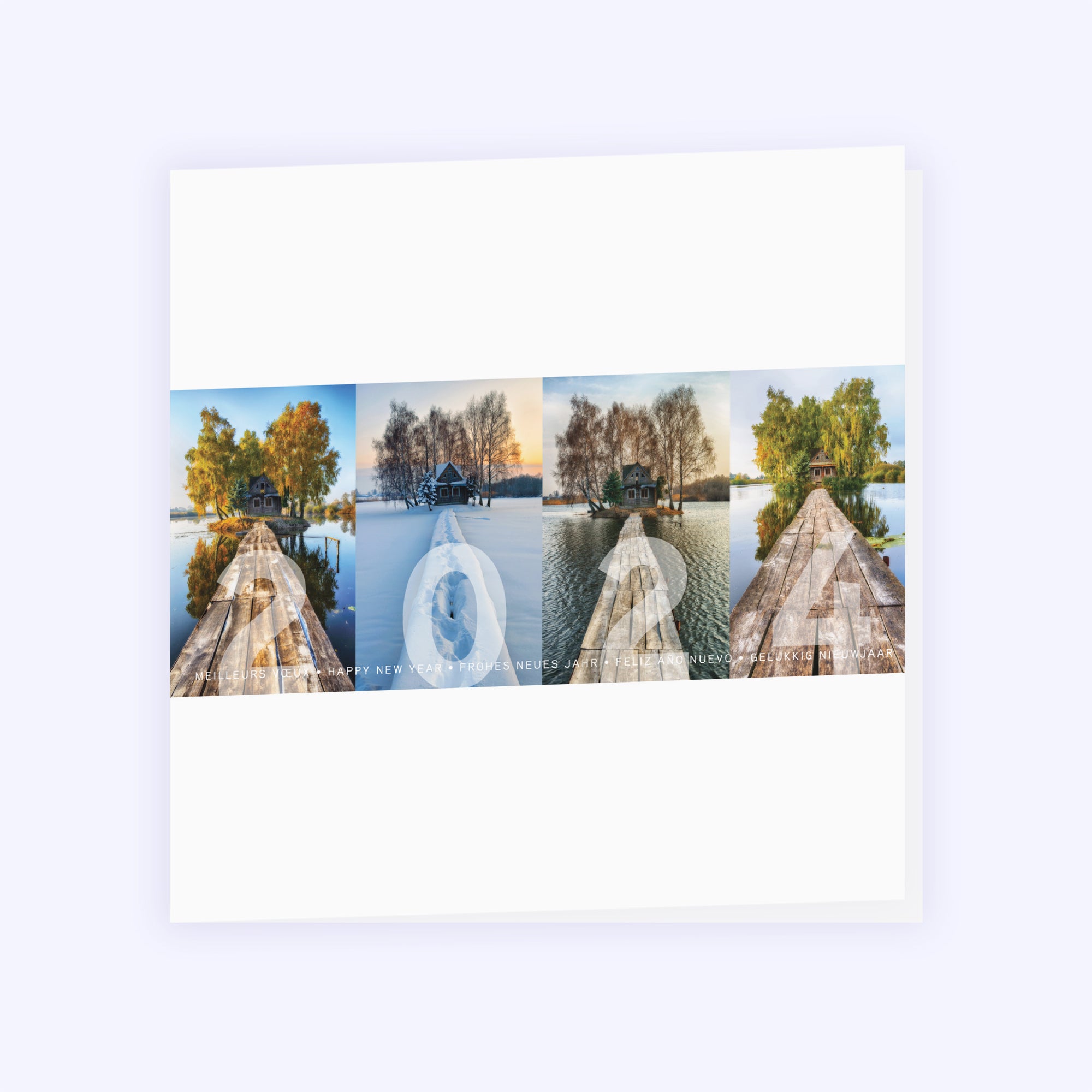 Renouveau | Vœux professionnels • Carte de voeux photo N° 1