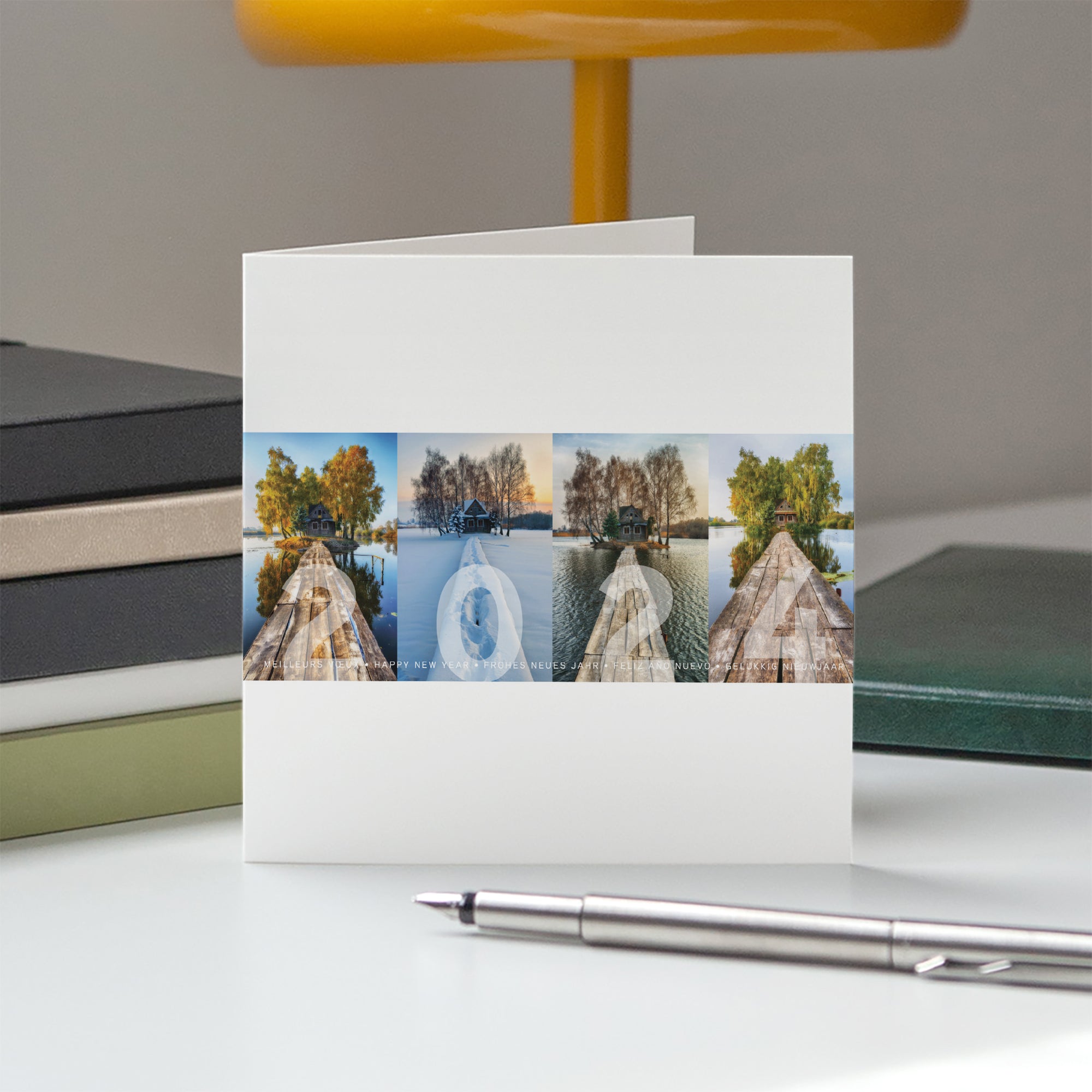 Renouveau | Vœux professionnels • Carte de voeux photo N° 5