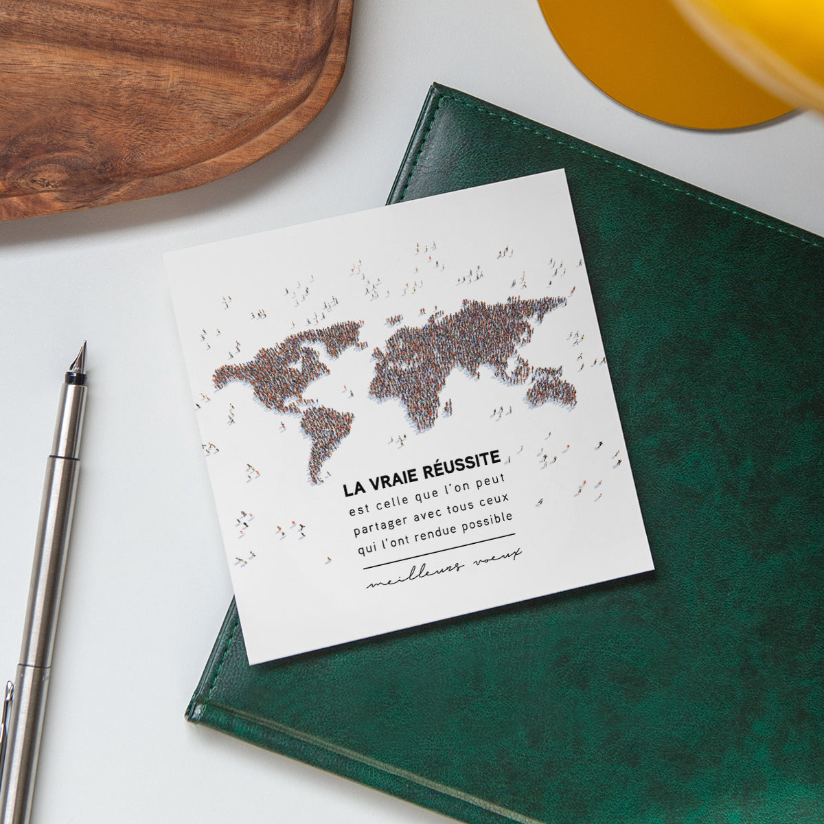 La Vraie Réussite | Vœux professionnels • Carte de voeux photo N° 4