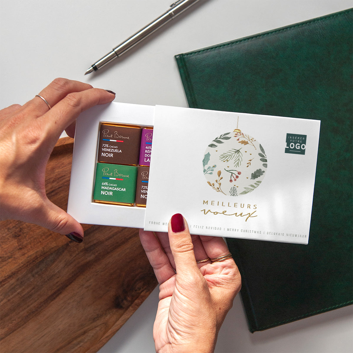 Boule Végétale | Vœux professionnels • Carte chocolats photo N° 2