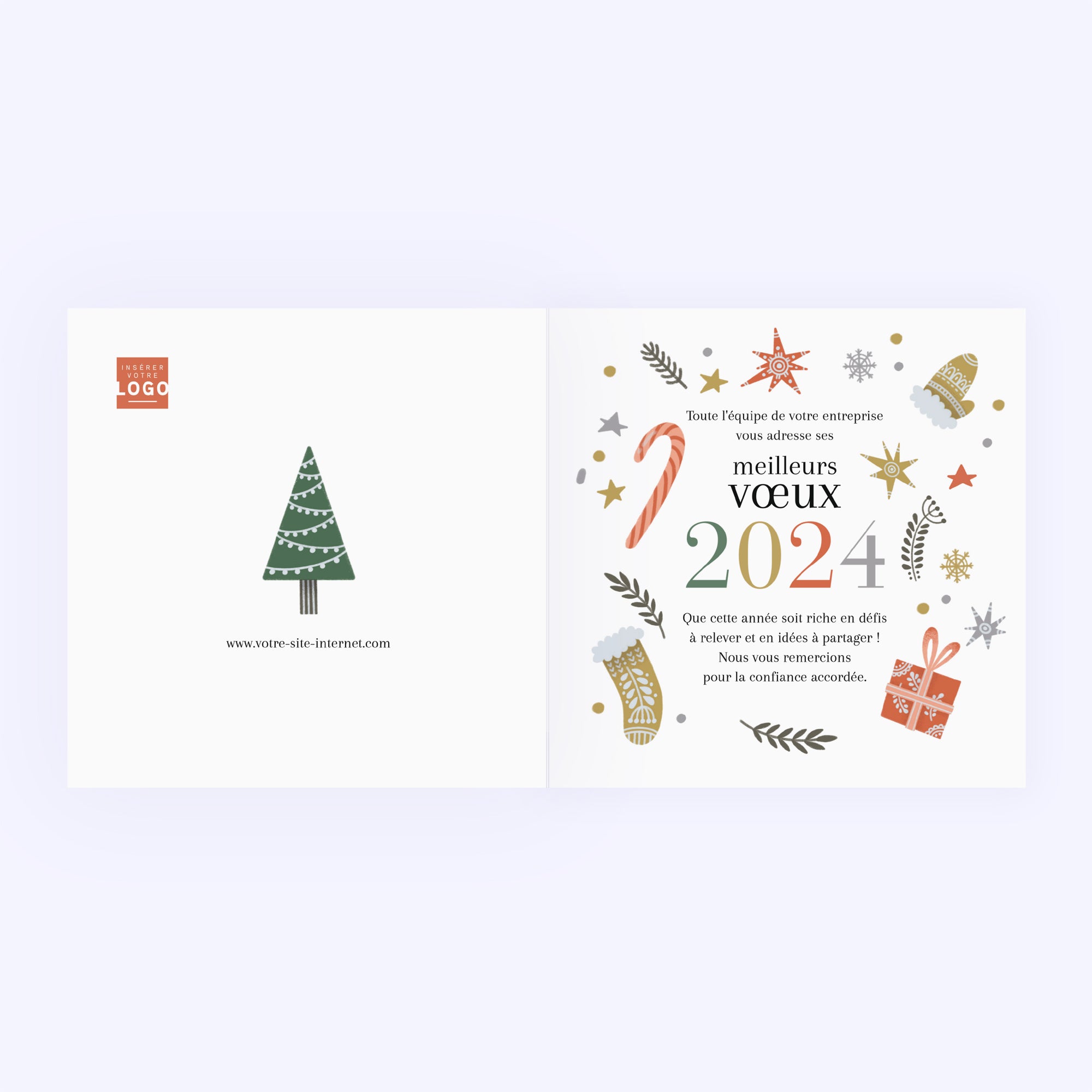 Christmas Gift | Vœux professionnels • Carte de voeux photo N° 2